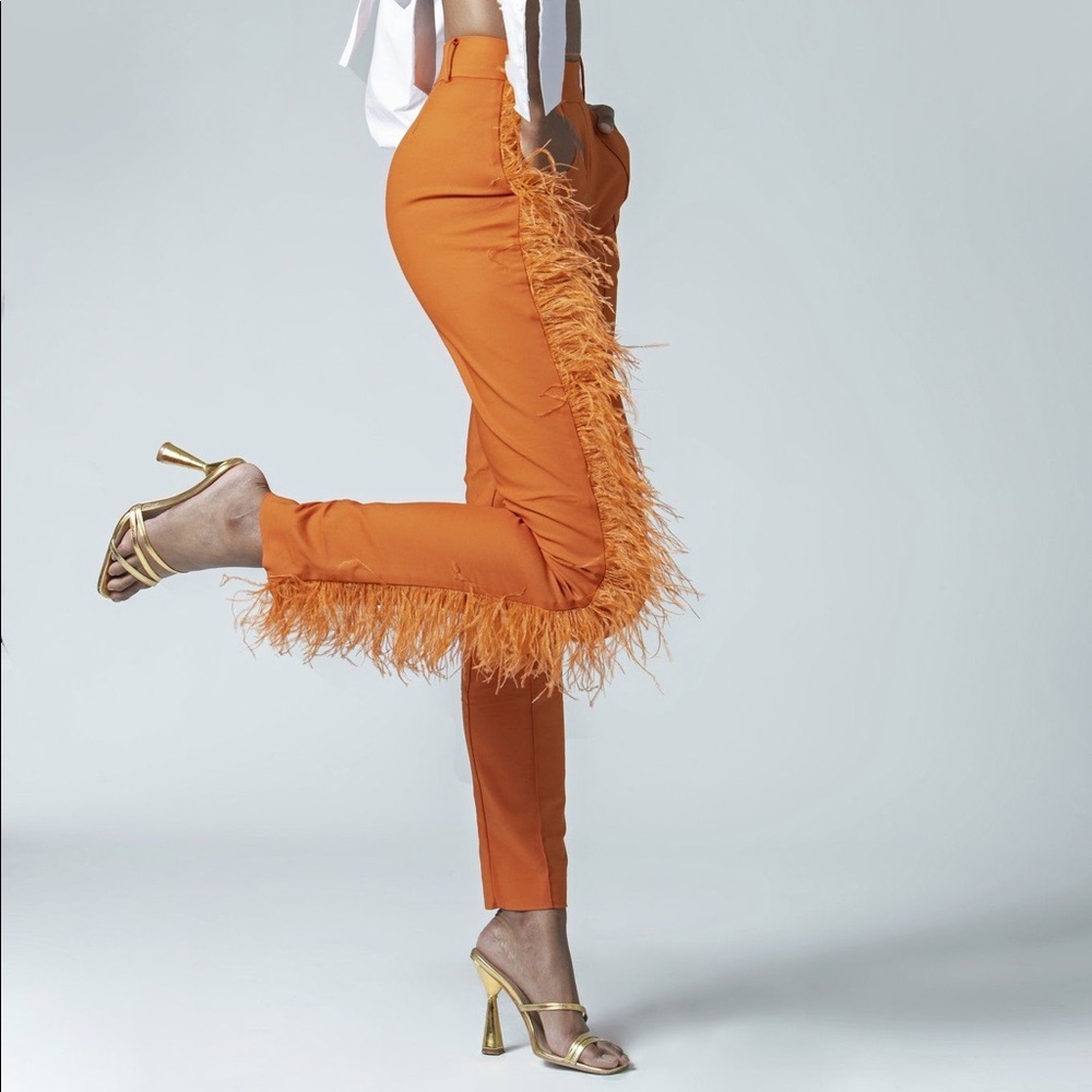 Hanifa AVA pant in orange